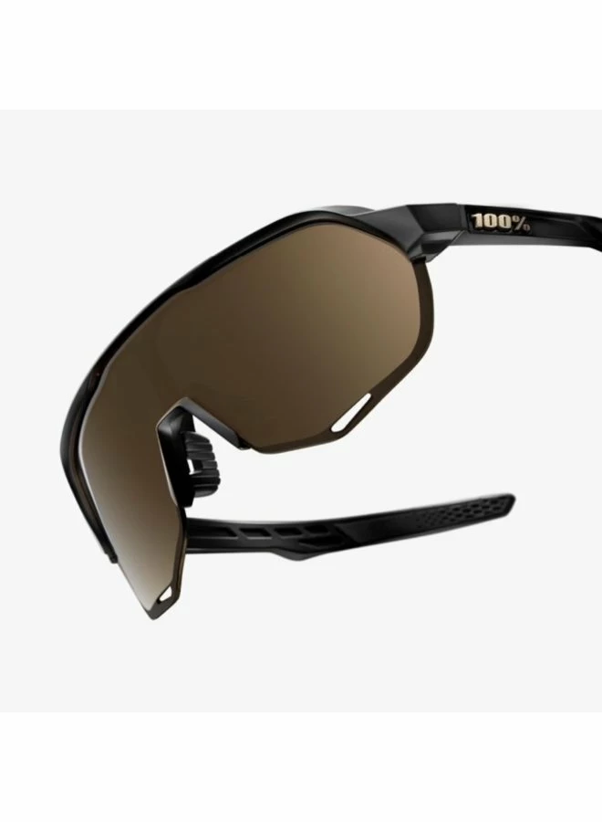 100% S2 Matte Black Soft Gold Mirror Lense 4 100% S2 Matte Black Soft Gold Mirror Lense - Image 2