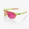 100% S2 Matte Washed Out Neon Yellow Purple Multilayer Mirror Lense -EvoShield shop 100 100 s2 matte washed out neon yellow purple mul