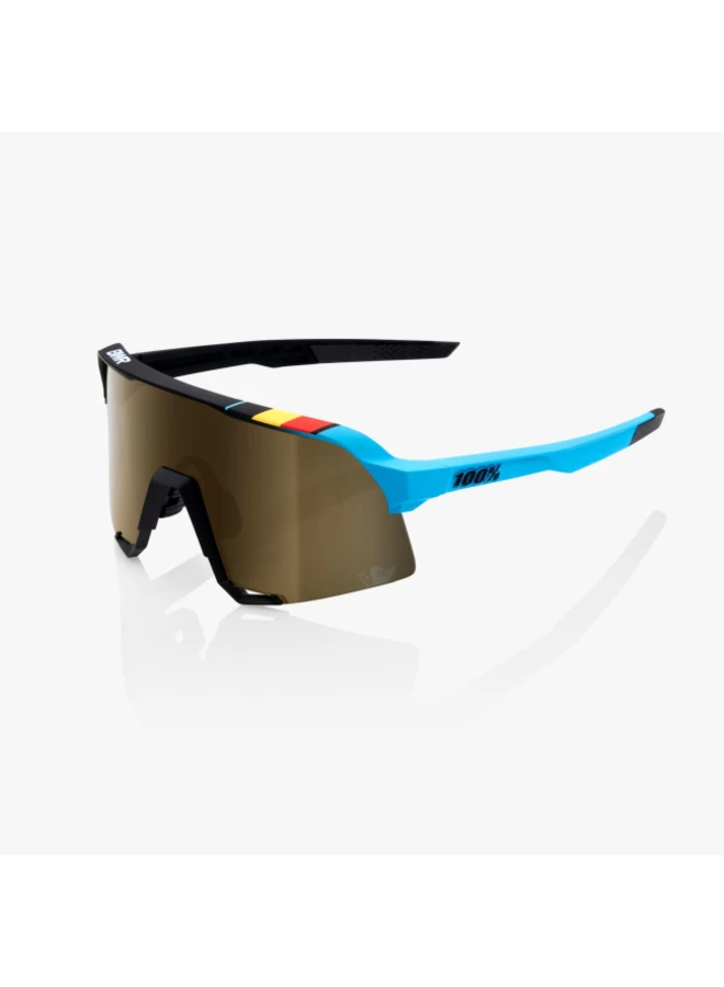 100% S3 Matte White / HiPER Silver Mirror Lens 4 100% S3 Matte White / HiPER Silver Mirror Lens - Image 2