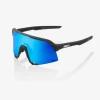 100% S3 - Matte Black - HiPER Blue Multilayer Mirror Lens -EvoShield shop 100 100 s3 matte black hiper blue multilayer mirro