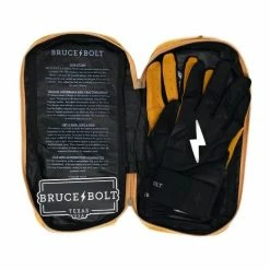 Bruce Bolt Premium Long Cuff Black/Gold -EvoShield shop bruce bolt bruce bolt premium long cuff black gold 6