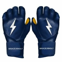 BRUCE BOLT PREMIUM PRO LONG CUFF BATTING GLOVES Black -EvoShield shop bruce bolt bruce bolt premium pro long cuff battin 8