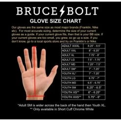 BRUCE BOLT PREMIUM PRO SHORT CUFF BATTING GLOVES White 14 BRUCE BOLT PREMIUM PRO SHORT CUFF BATTING GLOVES White -EvoShield shop bruce bolt bruce bolt premium pro short cuff batti 5