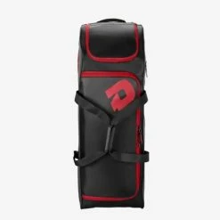 Wilson DeMarini Momentum Wheeled Bag 2.0 Scarlet -EvoShield shop demarini wilson demarini momentum wheeled bag 20 3