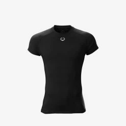Evoshield Evo Compression Shirt Black -EvoShield shop evoshield evo compression shirt 2
