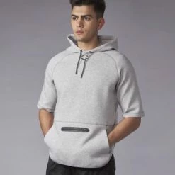 EvoShield Men's Pro Team Short Sleeve Pregame Hoodie Black 18 EvoShield Men's Pro Team Short Sleeve Pregame Hoodie Black -EvoShield shop evoshield evoshield mens pro team short sleeve pre 7