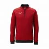 Evoshield Pro Team Heater Fleece Quarter Zip Scarlet -EvoShield shop evoshield evoshield pro team heater fleece quarter