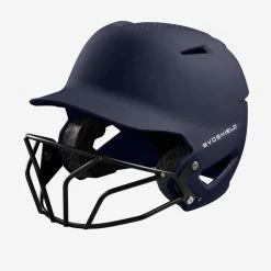 Evoshield XVT Batting Helmet W/Mask Matte Charcoal -EvoShield shop evoshield evoshield xvt batting helmet w mask matt 4