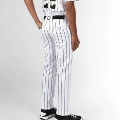 Evoshield Youth Salute White W/Black Pinstripe Pant -EvoShield shop evoshield evoshield youth salute white w black pin 10