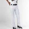 Evoshield Youth Salute White W/Black Pinstripe Pant -EvoShield shop evoshield evoshield youth salute white w black pin