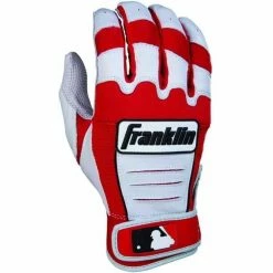 Franklin CFX Pro Batting Gloves Red/Pearl -EvoShield shop franklin franklin cfx pro batting gloves red pearl 1