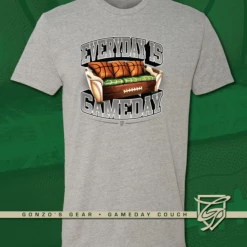 Gonzo's Gear By Luis Gonzalez Gonza Gear Gameday Couch T-Shirt Heather Grey