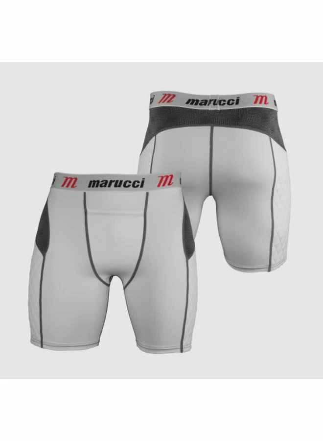 Marucci Adult Elite Padded Sliding Short White 3 Marucci Adult Elite Padded Sliding Short White