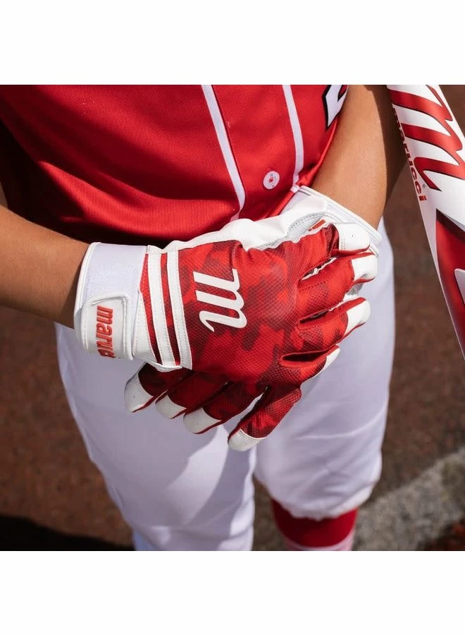 Marucci Crux Batting Gloves - Red 4 Marucci Crux Batting Gloves - Red - Image 2