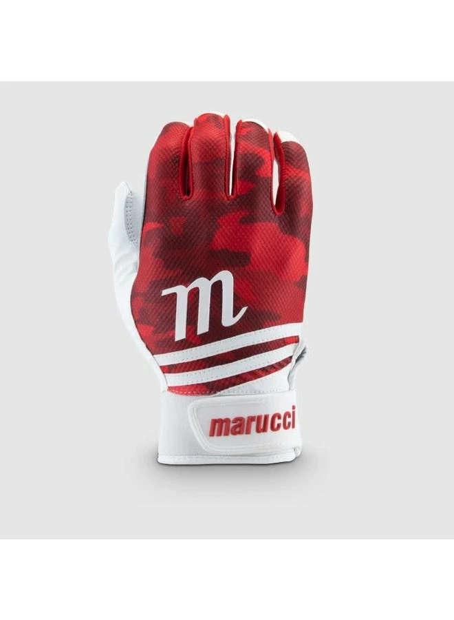 Marucci Crux Batting Gloves - Red 3 Marucci Crux Batting Gloves - Red