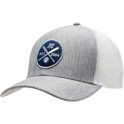 Marucci Established Patch Trucker Snapback Hat Gray/White