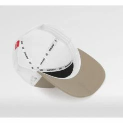 Marucci Fabric Cross Patch Trucker Hat Tan/White -EvoShield shop marucci marucci fabric cross patch trucker hat tan 2