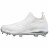 MIZUNO DOMINANT KNIT MEN’S METAL BASEBALL CLEAT - White