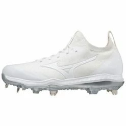 MIZUNO DOMINANT KNIT MEN’S METAL BASEBALL CLEAT - White