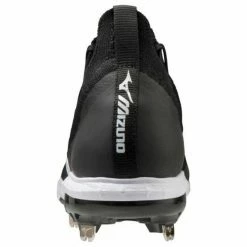 MIZUNO DOMINANT KNIT MEN’S METAL BASEBALL CLEAT - Black/White 9 MIZUNO DOMINANT KNIT MEN’S METAL BASEBALL CLEAT - Black/White -EvoShield shop mizuno mizuno dominant knit mens metal baseball cl 7