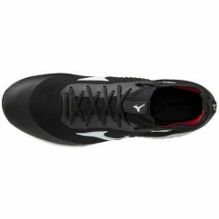 MIZUNO DOMINANT KNIT MEN’S METAL BASEBALL CLEAT - Black/White 10 MIZUNO DOMINANT KNIT MEN’S METAL BASEBALL CLEAT - Black/White -EvoShield shop mizuno mizuno dominant knit mens metal baseball cl 8