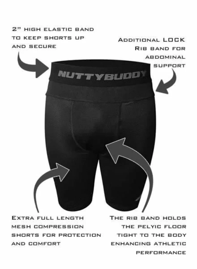 NuttyBuddy Black Compression Short 7 NuttyBuddy Black Compression Short - Image 5
