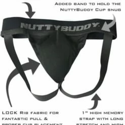 NuttyBuddy Black Jock Youth -EvoShield shop nuttybuddy nuttybuddy black jock youth 2