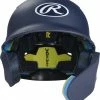 Rawlings MACH One-Tone Matte Helmet W/Adjustable Face Guard Matte Navy -EvoShield shop rawlings mach one tone matte helmet w adjustable f