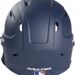 Rawlings MACH One-Tone Matte Helmet W/Adjustable Face Guard Matte Navy -EvoShield shop rawlings mach one tone matte helmet w adjustable f 3