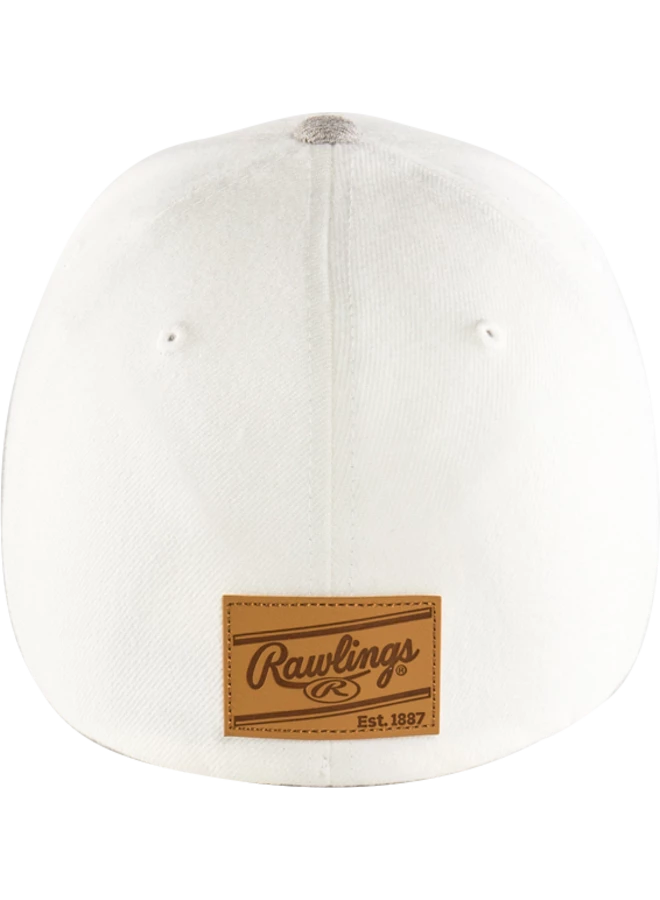 RAWLINGS BLACK CLOVER LEATHER PATCH FLAT BILL HAT 4 RAWLINGS BLACK CLOVER LEATHER PATCH FLAT BILL HAT - Image 2