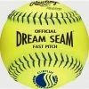 Rawlings Dream Seams 11in Softballs -EvoShield shop rawlings rawlings dream seams 11in softballs