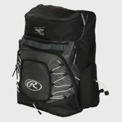 Rawlings Fastpitch Backpack Black/Black -EvoShield shop rawlings rawlings fastpitch backpack black black 2