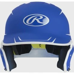 Rawlings Mach 2-Tone Helmet - Royal/White Junior -EvoShield shop rawlings rawlings mach 2 tone helmet royal white j 4