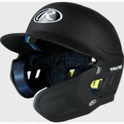 Rawlings Mach Adjust Helmet Matte Black Jr RHB