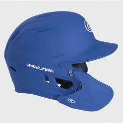 Rawlings MACH Matte Helmet W/Adjustable Face Guard Matte Royal RHB -EvoShield shop rawlings rawlings mach matte helmet w adjustable f 2