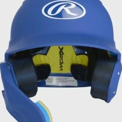 Rawlings Mach One-Tone Matte Helmet W/Adjustable Face Guard Matte Royal 22 Rawlings Mach One-Tone Matte Helmet W/Adjustable Face Guard Matte Royal -EvoShield shop rawlings rawlings mach one tone matte helmet w adj 15