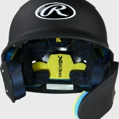 Rawlings MACH One-Tone Matte Helmet W/Adjustable Face Guard - RHB Matte Black 11 Rawlings MACH One-Tone Matte Helmet W/Adjustable Face Guard - RHB Matte Black -EvoShield shop rawlings rawlings mach one tone matte helmet w adj 2