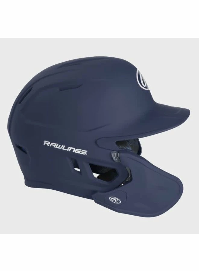 Rawlings Mach One-Tone Matte Helmet W/Adjustable Face Guard Matte Navy Jr LHB 7 Rawlings Mach One-Tone Matte Helmet W/Adjustable Face Guard Matte Navy Jr LHB - Image 5
