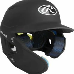 Rawlings MACH One-Tone Matte Helmet W/Adjustable Face Guard - LHB Matte Black 17 Rawlings MACH One-Tone Matte Helmet W/Adjustable Face Guard - LHB Matte Black -EvoShield shop rawlings rawlings mach one tone matte helmet w adj 29