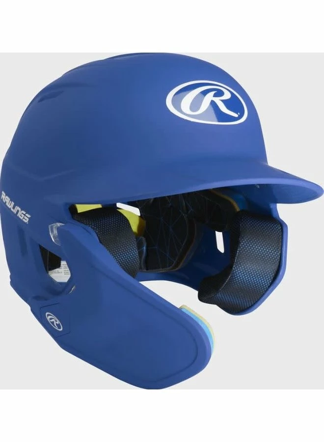 Rawlings Mach One-Tone Matte Helmet W/Adjustable Face Guard Matte Royal 3 Rawlings Mach One-Tone Matte Helmet W/Adjustable Face Guard Matte Royal