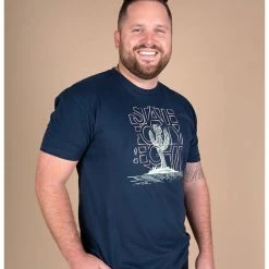 State Forty-Eight State Forty Eight Saguaro Party Crew Neck Solid Navy -EvoShield shop state forty eight state forty eight saguaro party 2