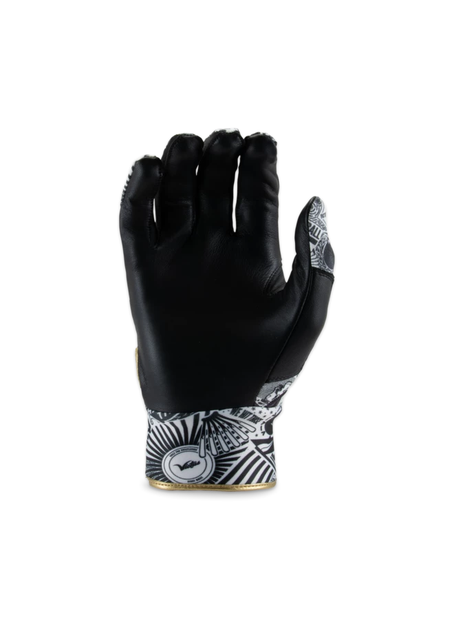 Victus Nox Batting Glove - Black/Gold 5 Victus Nox Batting Glove - Black/Gold - Image 3