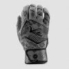 Victus Nox Batting Glove - Gray/Black 2 Victus Nox Batting Glove - Gray/Black -EvoShield shop victus victus nox batting glove gray black