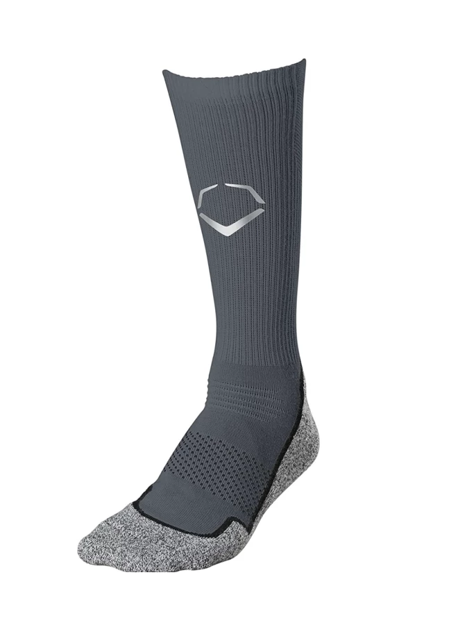 Wilson Evoshield Grey Training Crew Sock M 3 Wilson Evoshield Grey Training Crew Sock M