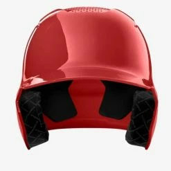 Wilson Evoshield XVT Batting Helmet High Gloss Finish Scarlet -EvoShield shop wilson evoshield xvt batting helmet high gloss fin 3