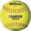 Wilson NFSHSA 12” Leather Softball - (SST) Indv -EvoShield shop wilson wilson nfshsa 12 leather softball sst indv
